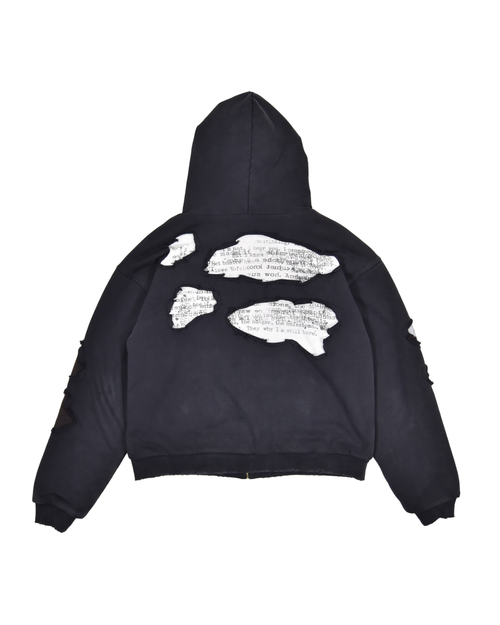 REVERSIBLE ZIP HOODIE