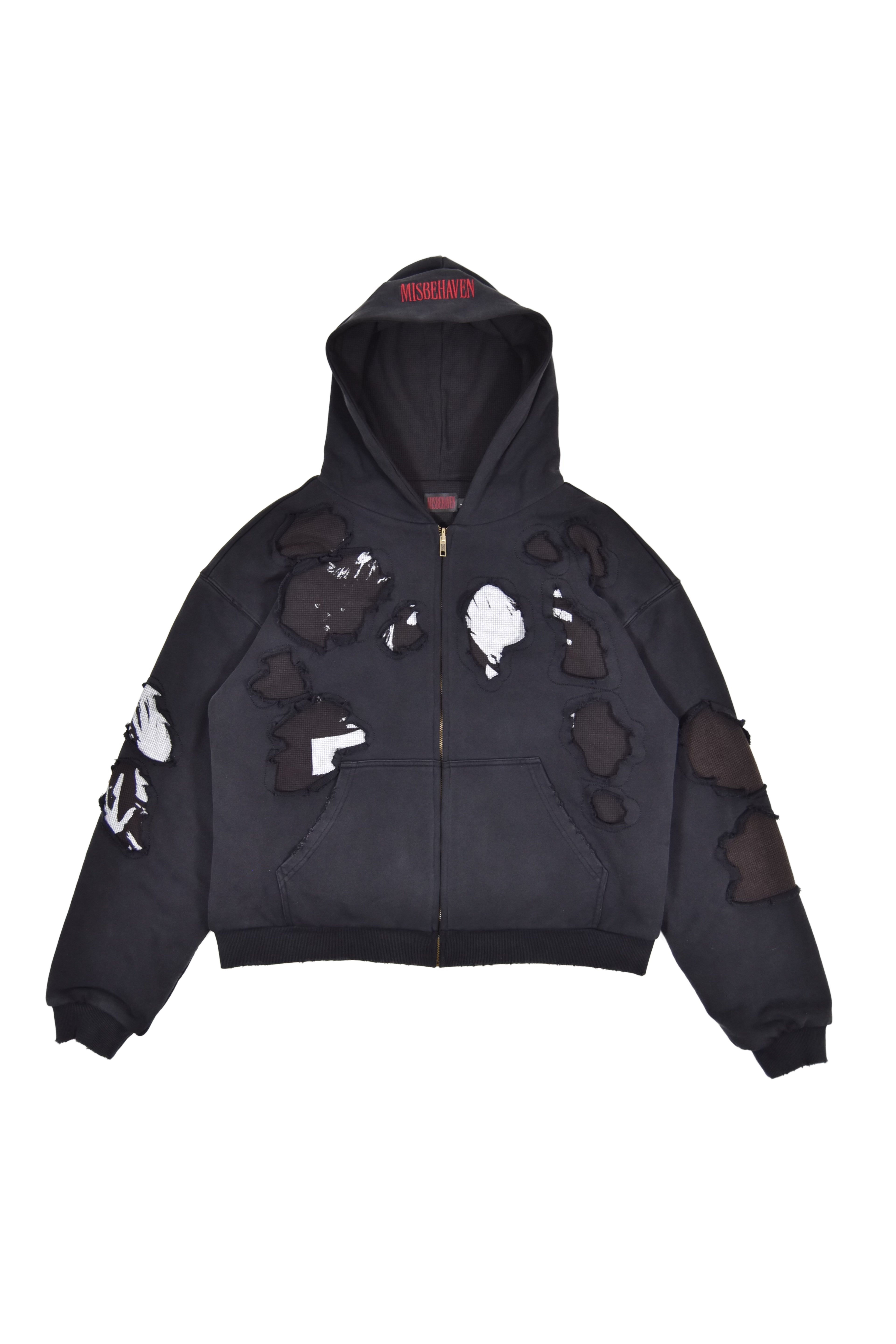 REVERSIBLE ZIP HOODIE